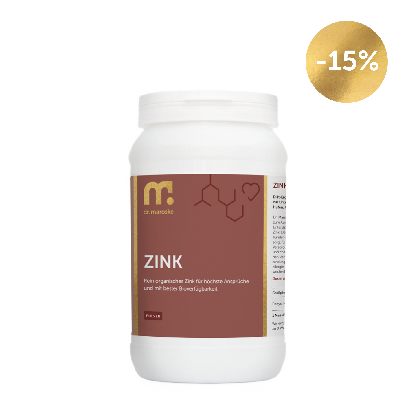 Dr. Maroske Zink – Organisches Zinkchelat für Pferde